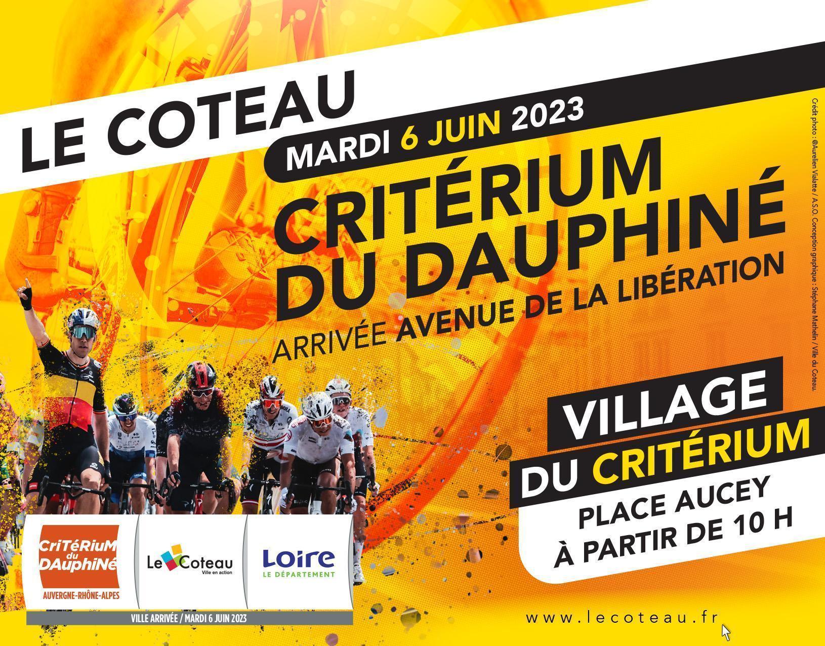 Ville du Coteau  Critérium le 6 juin [circulation, transports