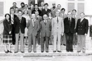 Conseil municipal Lucien Burdin 1977 (Photo fournie par Michel Bernard)