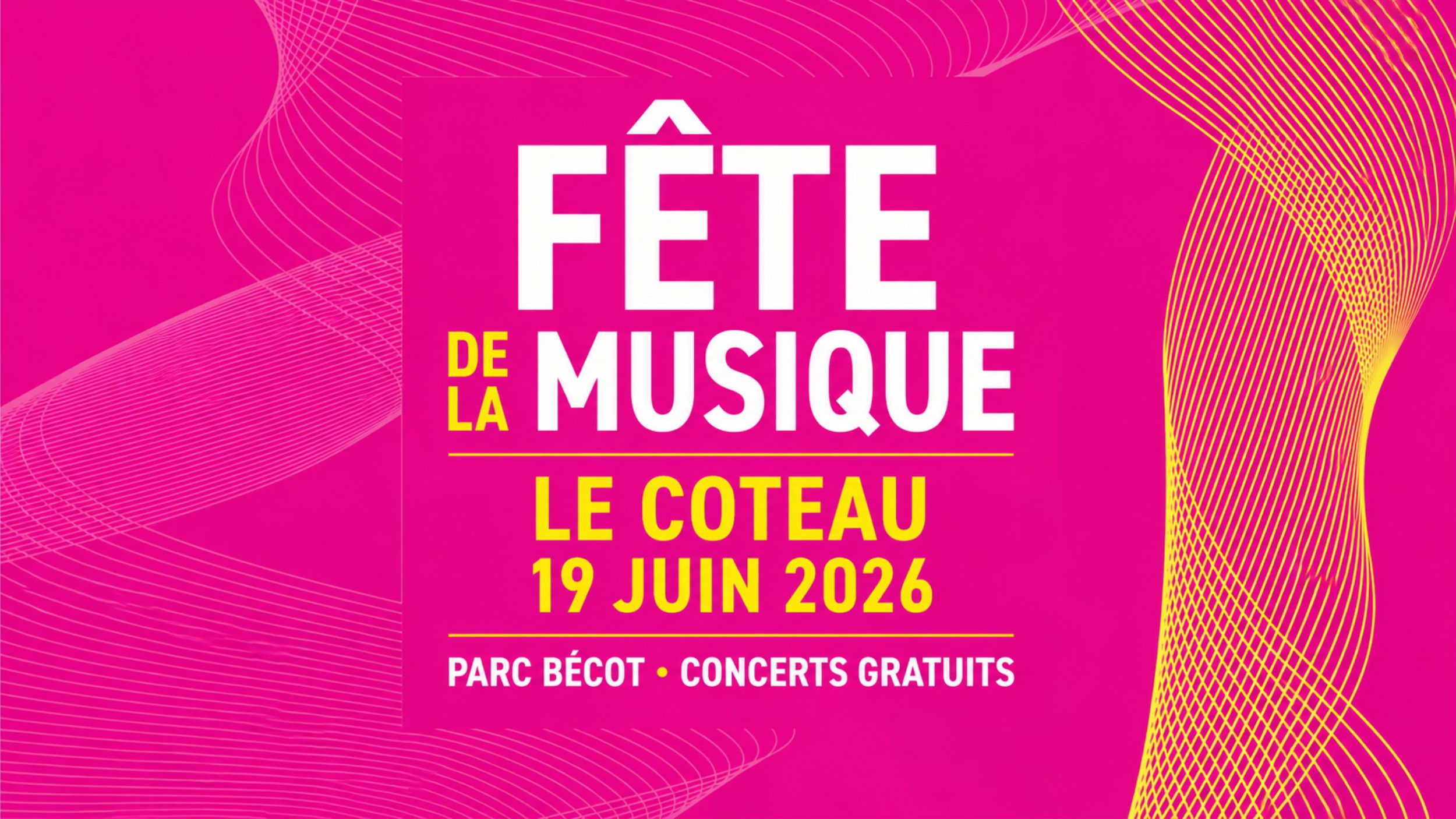 Fête de la musique Le Coteau Vendredi 19 juin 2026 Web