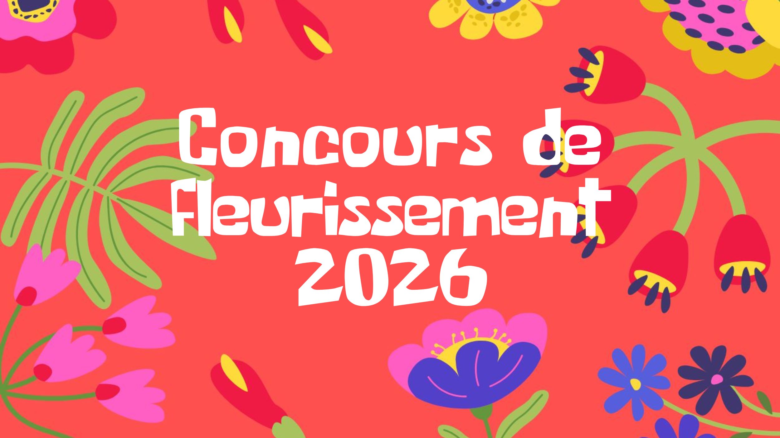 illustration concours fleurissement Le Coteau 2026