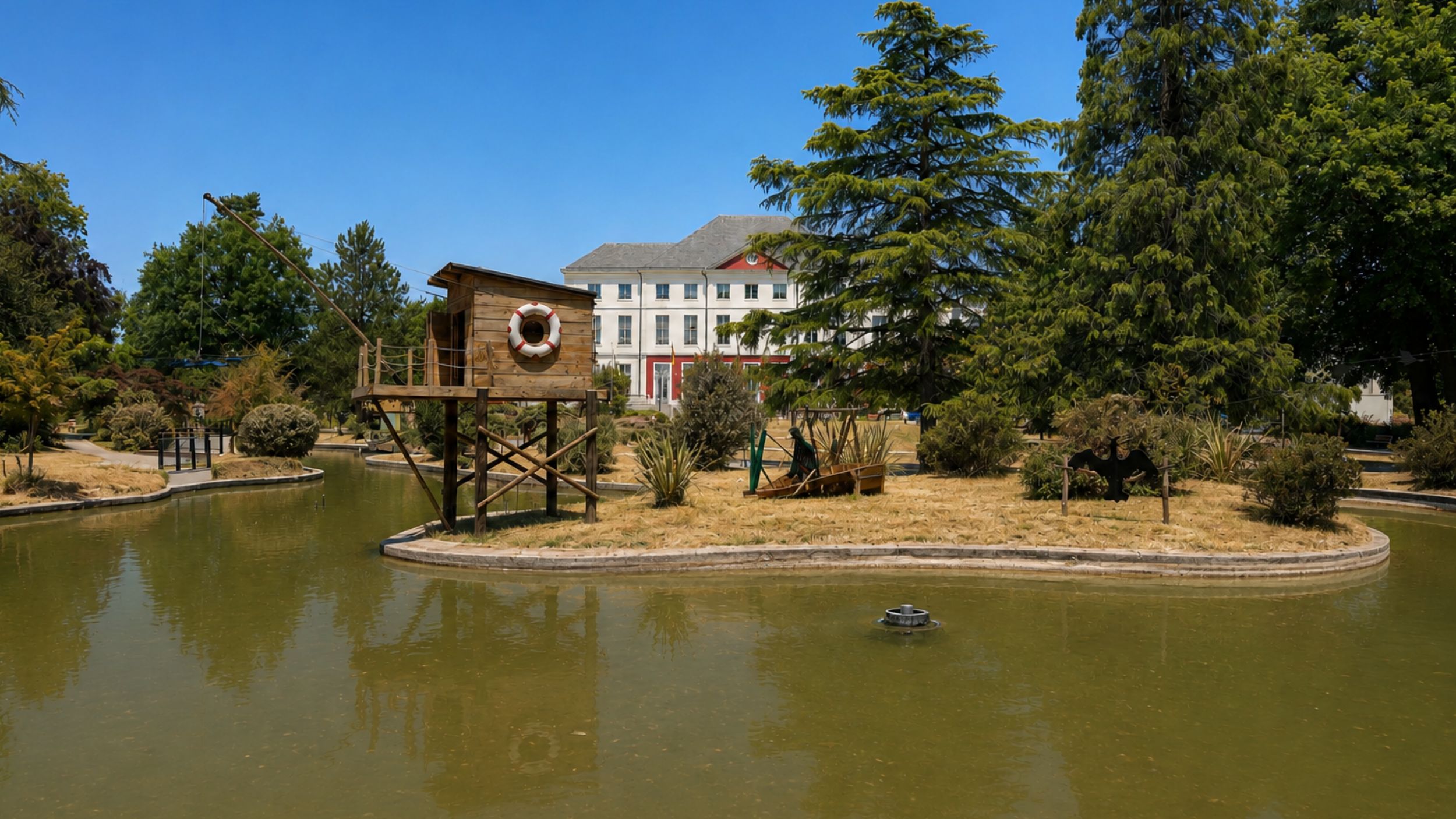 Bassin du parc Bécot, alerte sécheresse