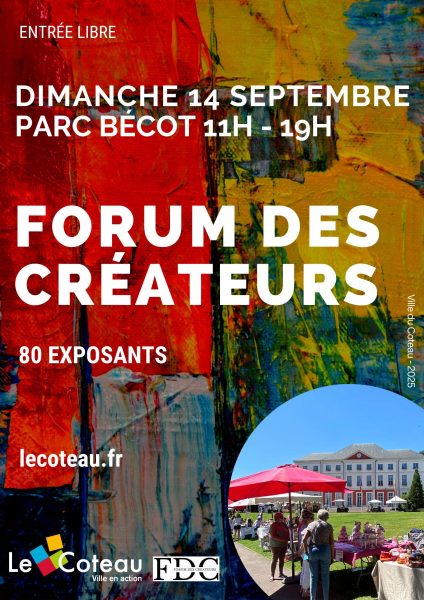 FORUM DES CRÉATEURS 14 septembre 2025 FORUM DES CRÉATEURS 14 septembre 2025