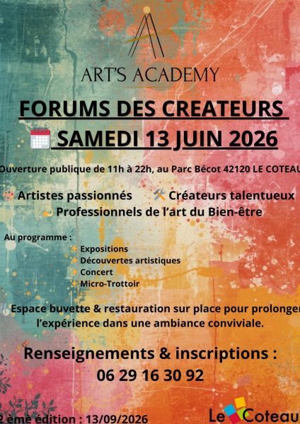 Forum des créateurs Le Coteau 20260613