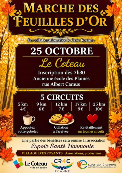 Marche des feuilles d'or du CR4C